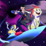 Fanart Depicting Space Dandy Characters, Baby