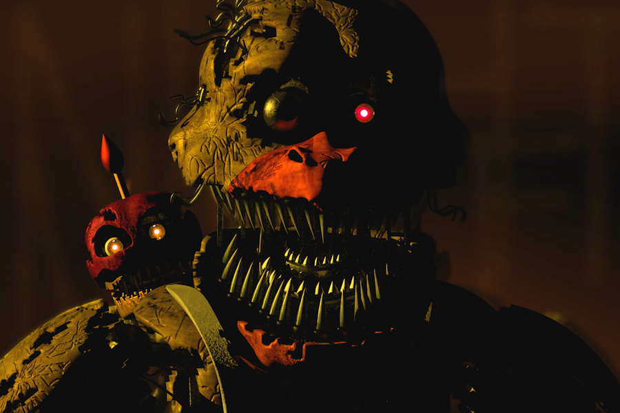 🎃Darky_C4D🎃 on X: !!FNaF 4: Nightmare's Menú Extras Part 2!! Program  Used: (C4D) Cinema4D R21 Models By:Idk ; - ; Renders By:(Me) Tags: #FNAF  #fnafart #FNaF4 #NightmareFredbear #Nightmare #PlushTrap #JackoBonnie #c4D  #cinema4d #