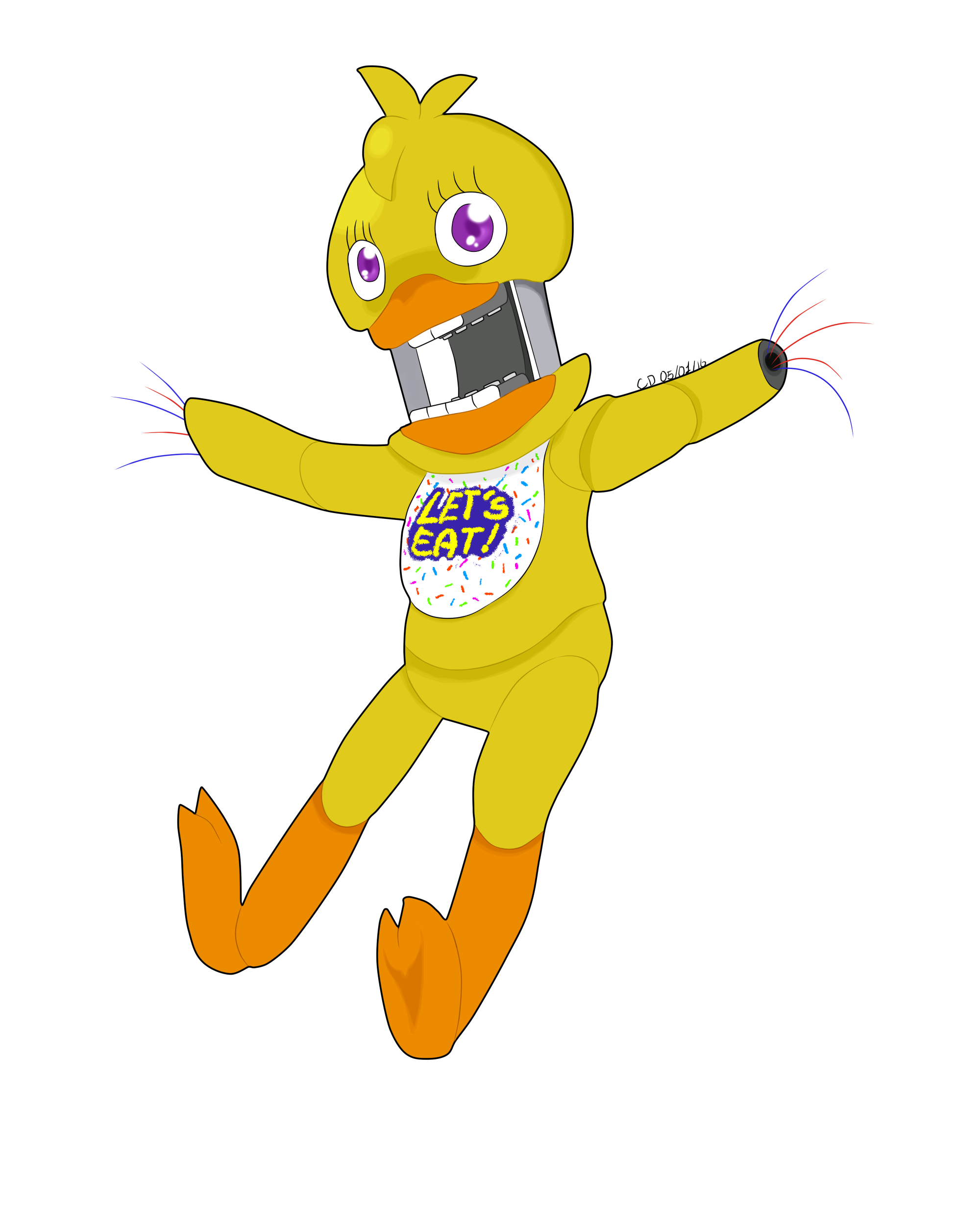 Fixed Adventure Withered Chica  Fnaf art, Fnaf characters, Fnaf