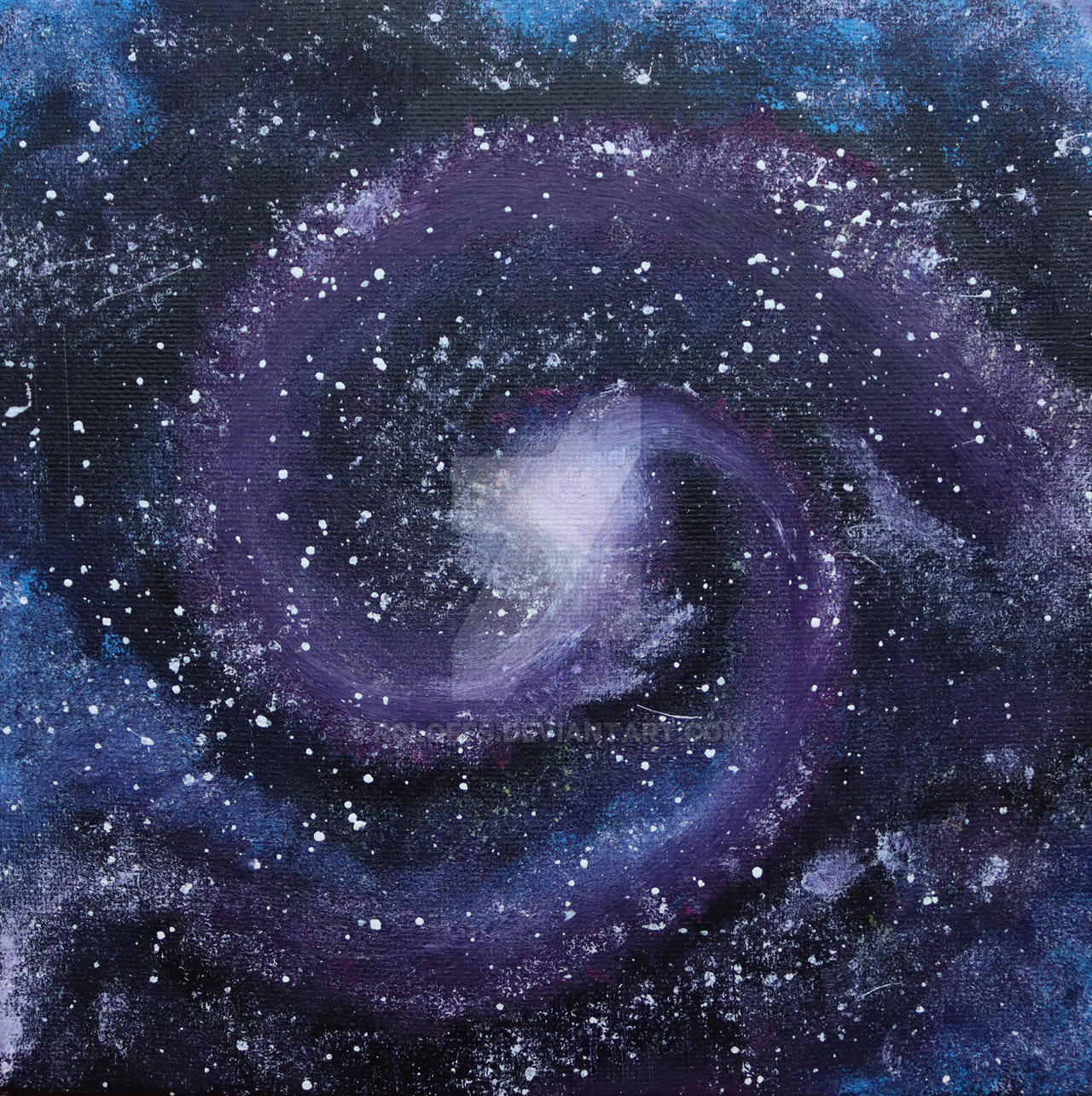 Galaxy, Universe, Stars, Acryl Painting on Canvas by Roloffs on DeviantArt