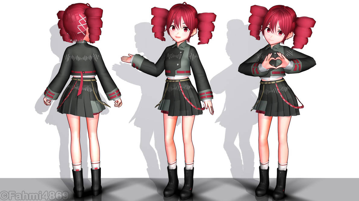 Teto Model Kasane Teto 3D Voicepeak (VRM + PMX DL) by fahmi4869 on DeviantArt