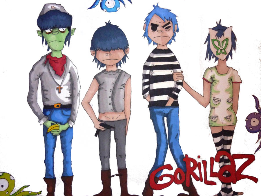 Gorillaz Phase 3 by Natashaaaaa on DeviantArt