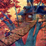 Commission: Fantasy Treehouse