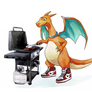 Commission: Charizard at the Grill