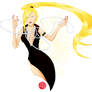 Ino with classy dress