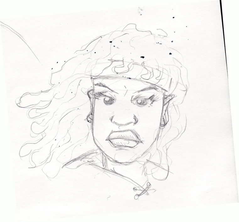 Michonne Sketch