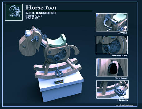 Horse foot