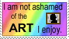 Unashamed Stamp: Art by KisayaMyst