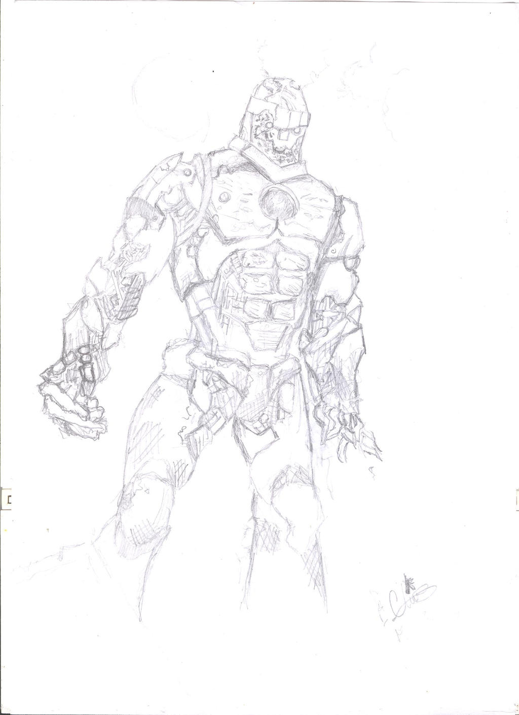 Sentinel Damage Drawing sentinel drawing by cliveart on DeviantArt