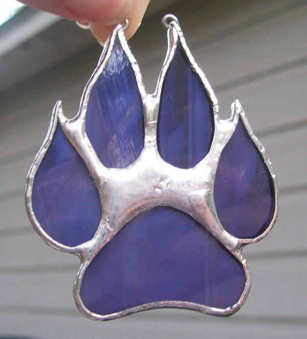 Werewolf Paw Print - silver by devilxkat on DeviantArt