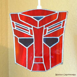 Autobots - Transformers - Stained Glass Lamp