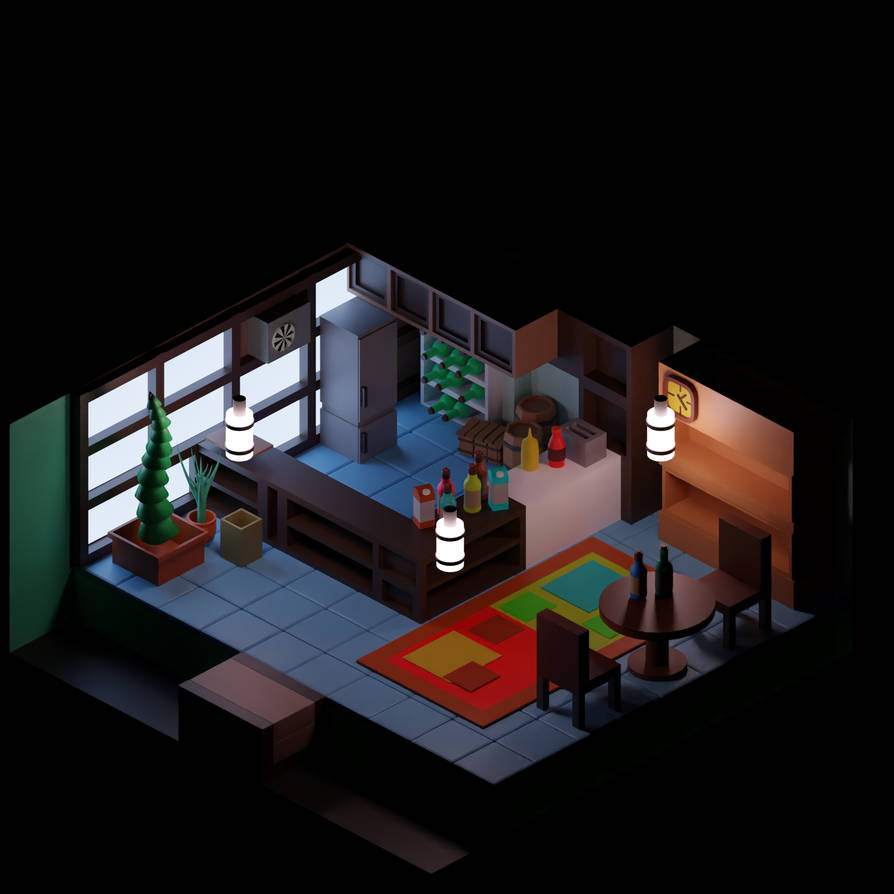 Interior Design Test by CorruptiveConstruct on DeviantArt