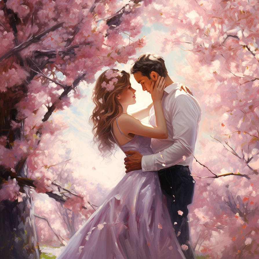 Romantic Imagine yatomei Imagine romantic scene couple embraces blo by YatomeiKing on ...