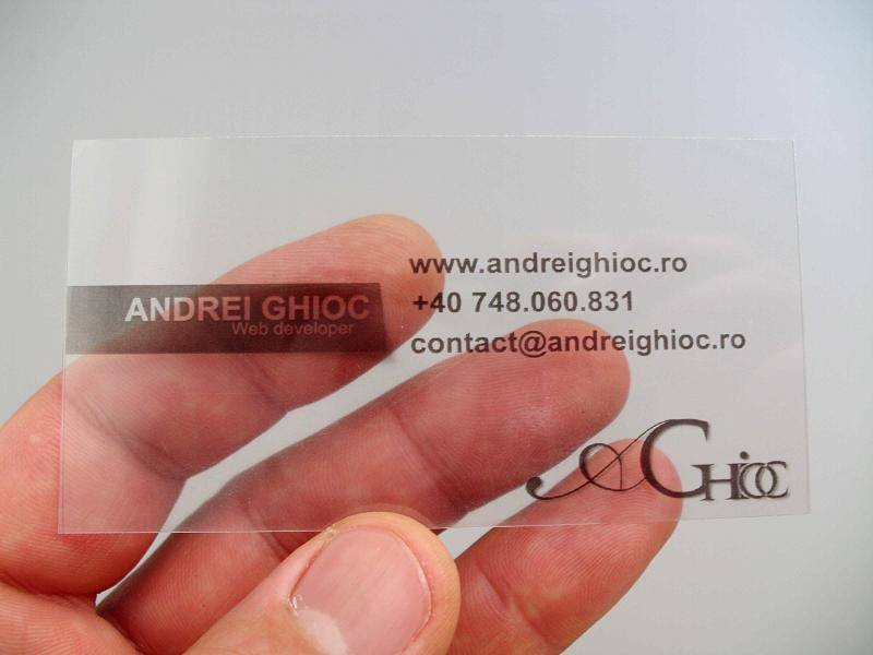 transparent business card 2