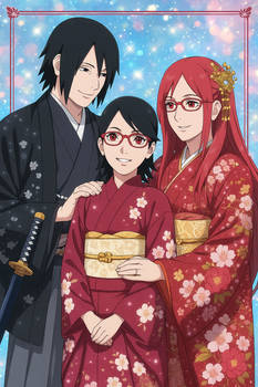 SasuKarin x Sarada