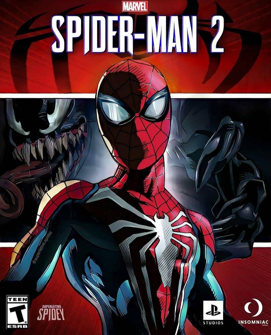Marvel's Spider-Man 2 Cover (Ultimate Style) by DiegoSpiderJR2099 on  DeviantArt