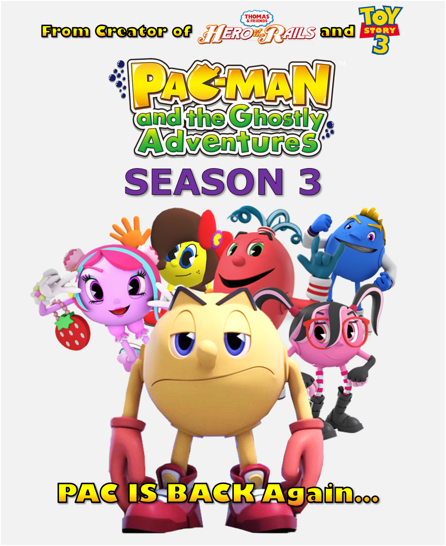 Pac-Man and The Ghostly Adventures S3 Fan Poster by DiegoSpiderJR2099