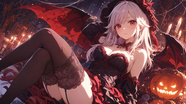 'Vampires Queens' Halloween art