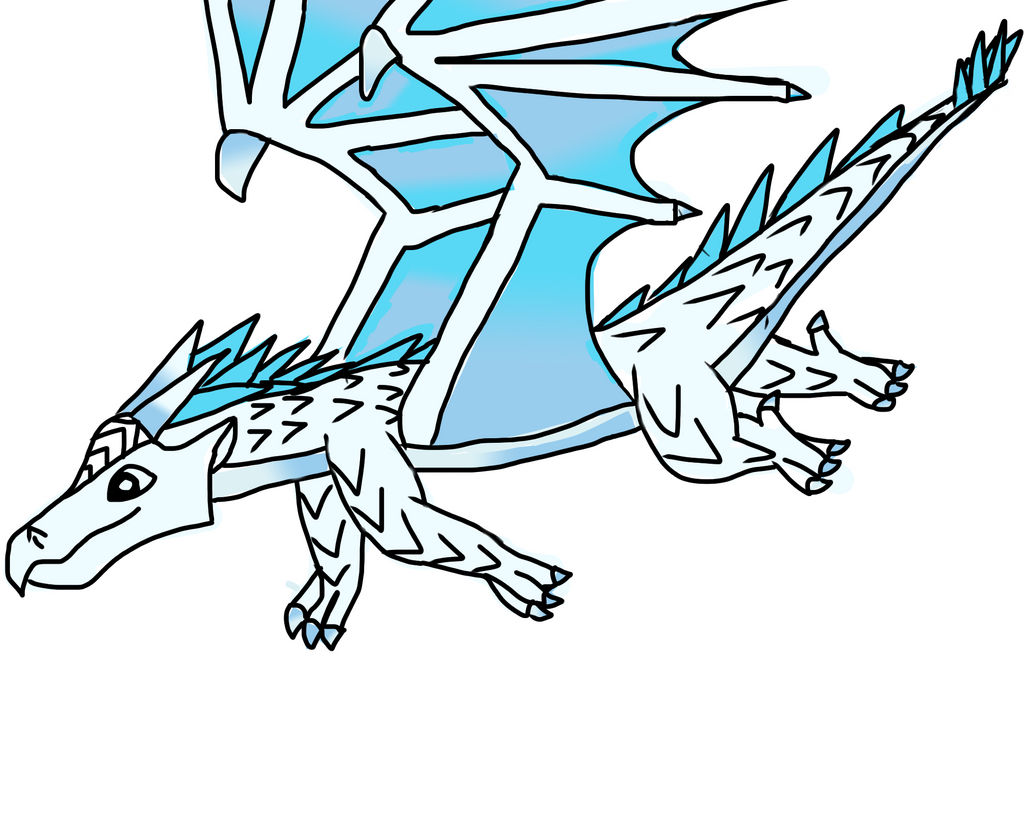 Simple Icewing Drawing Icewing by Dragonardrawings on DeviantArt
