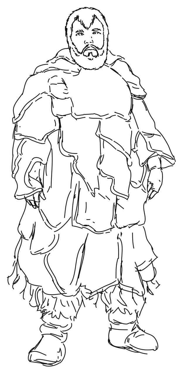 How To Draw Game Of Thrones Hodor Manga Style By Shadowdrawapp On
