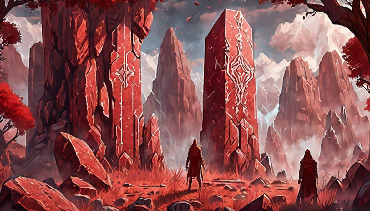 A monolith made of red granite and brimming with G by TheProvert on ...