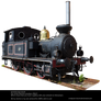 Old Locomotive By Cindysart-stock