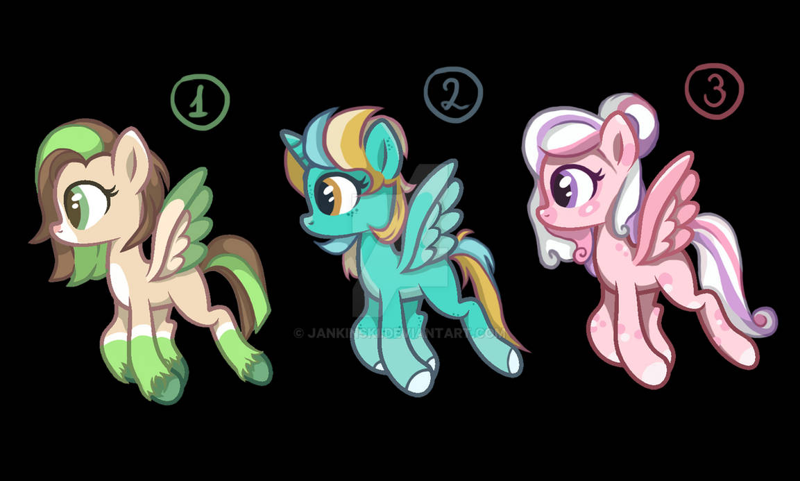 MLP Chibi Adoptables CLOSED By Jankinski On DeviantArt