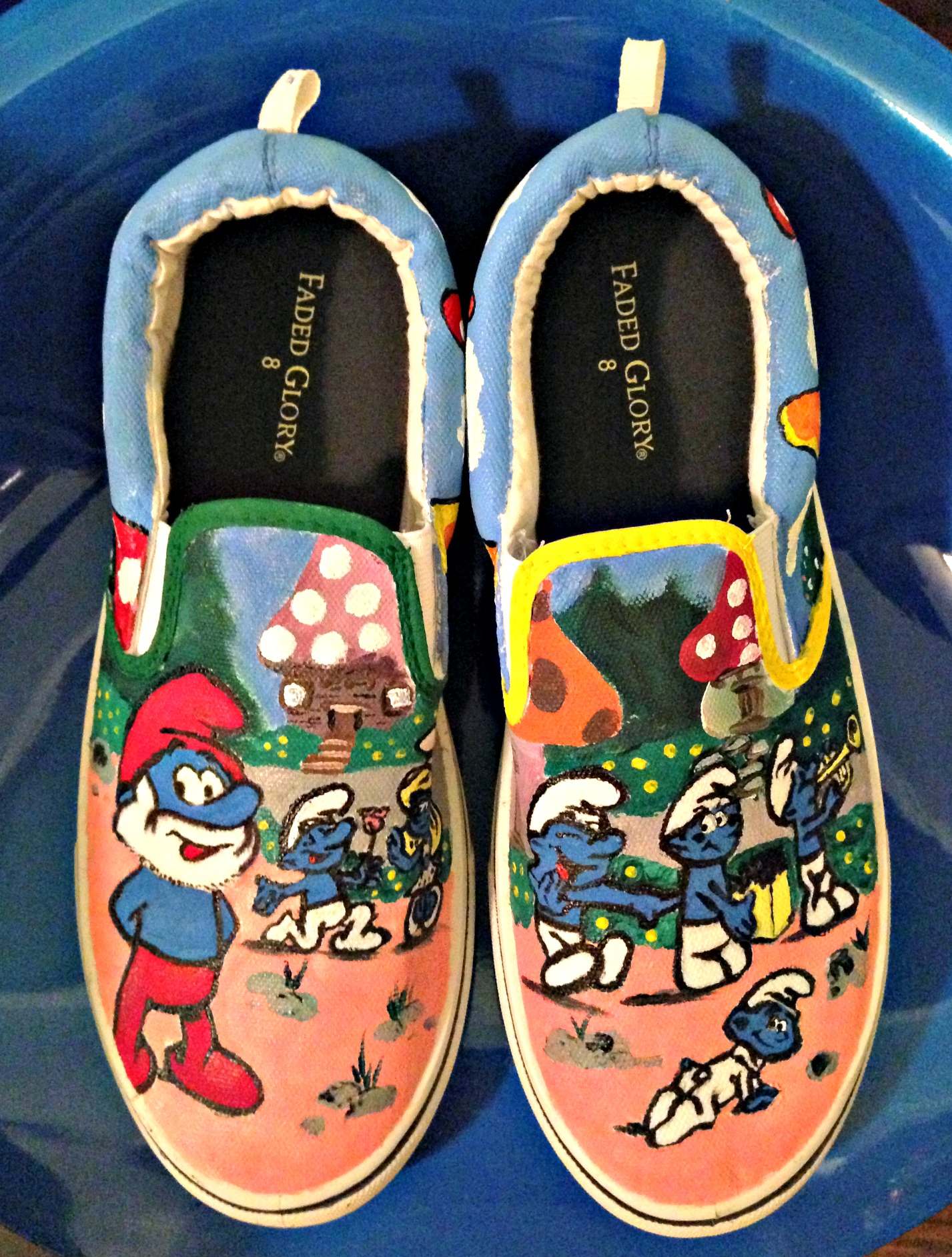 Smurf shoes