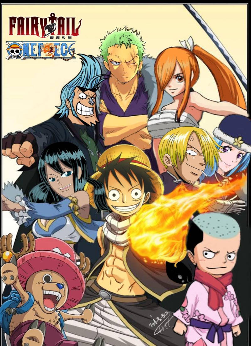 One Piece Fairy Tail Style By Nissimaharonov On Deviantart One Piece Fairy Tail Style By Nissimaharonov On Deviantart