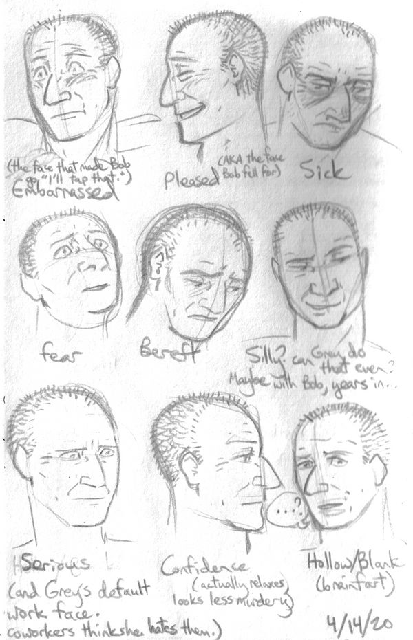 "More Grey expressions, more her being the equivalent of that person who looks possessed any time someone pulls a camera on them."