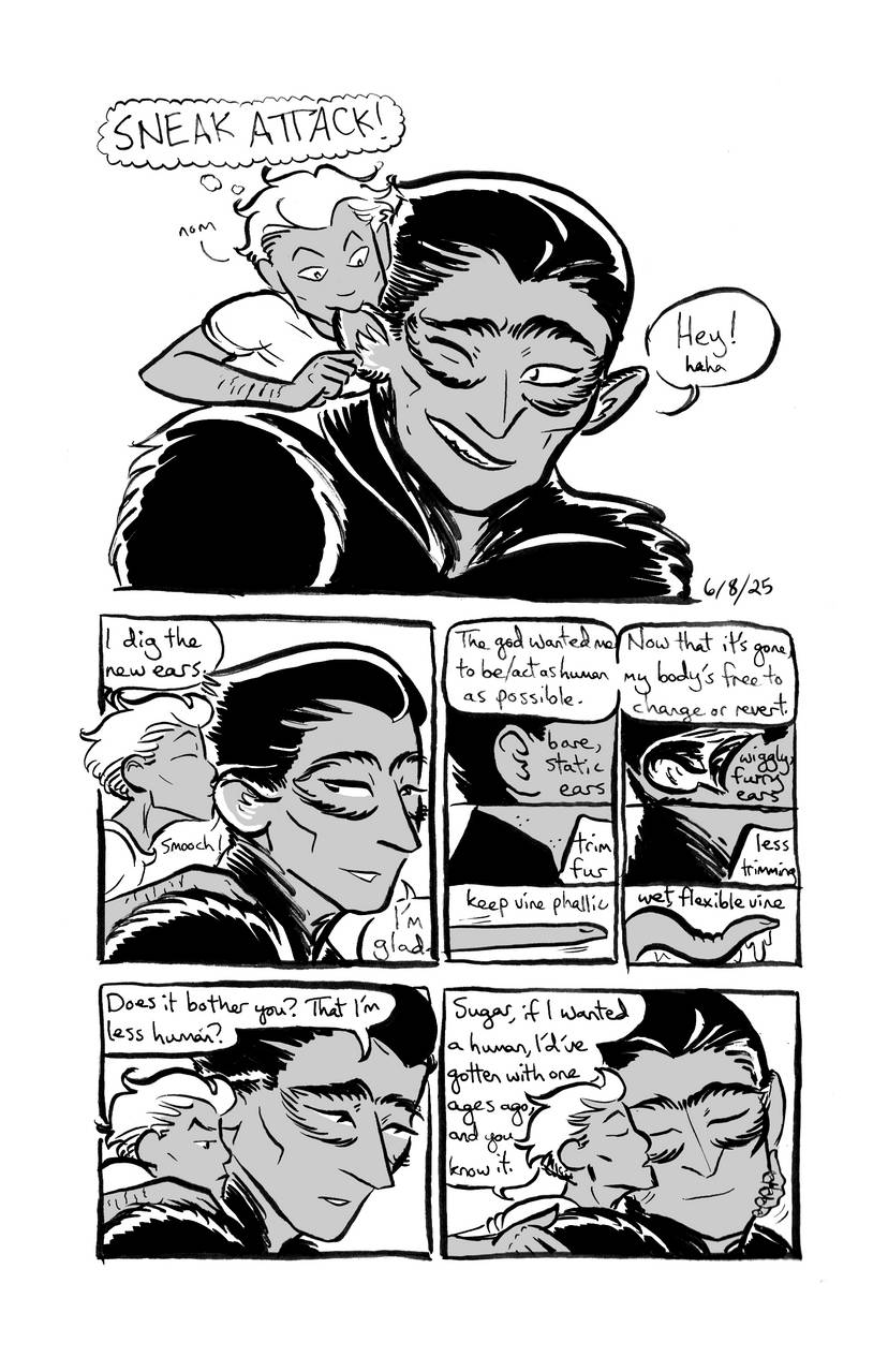 inked comics page; alt-text below.