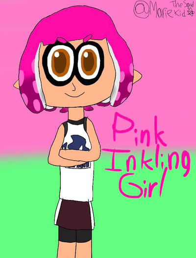 Splatoon 2 Pink Inkling Girl! by WoomyTheWaffle on DeviantArt