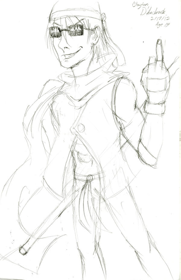 Johnny Riley Sketch by DarkBlade99 on DeviantArt