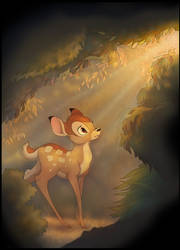 Bambi in the Light