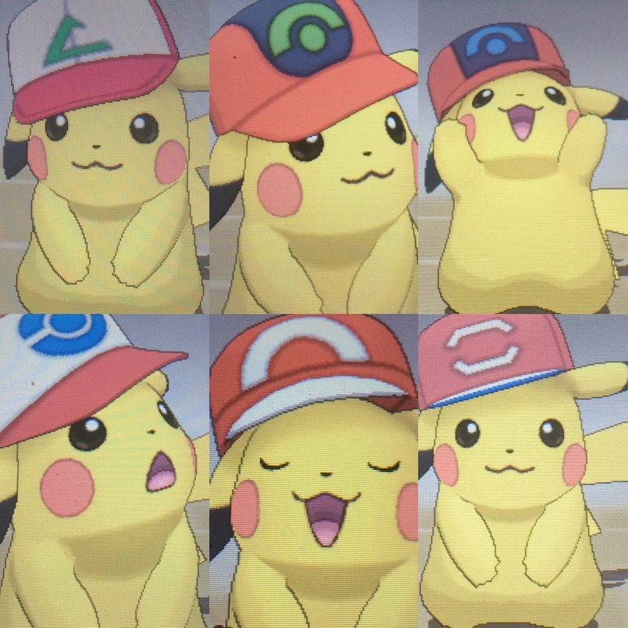 Ash Hat Pikachu's for trade - CLOSED