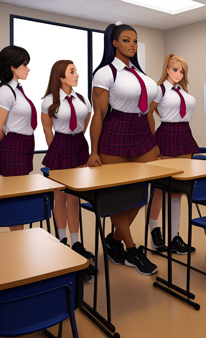 Giantess In the Classroom #4 by In-do-lent on DeviantArt