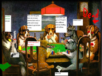 doggies playing poker