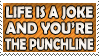 Life is a Joke Stamp