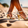 golden over the sand