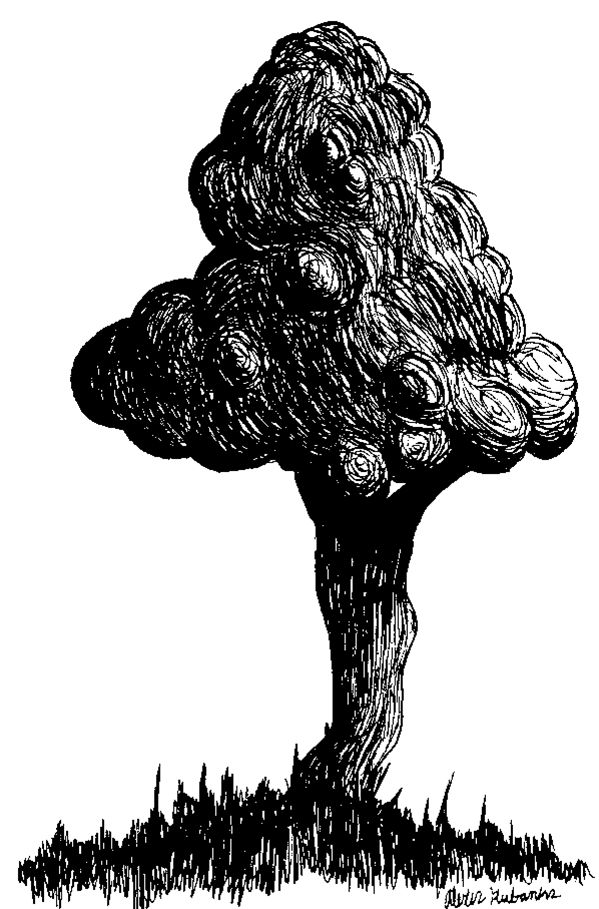 Inked Tree by BobbaBubbly on DeviantArt