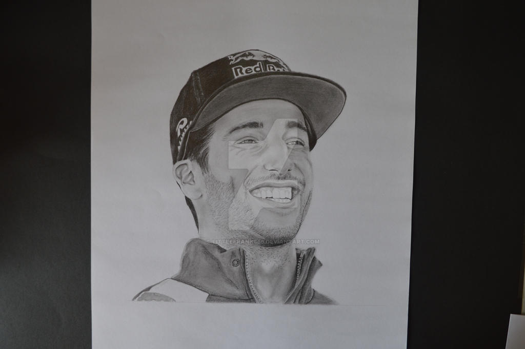 Drawing of Daniel Ricciardo by Littlefrank666 on DeviantArt