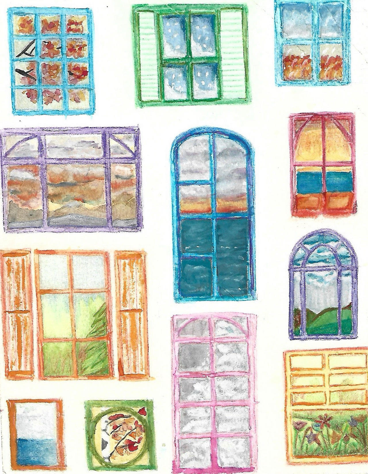 Windowscapes by AlynnStudio on DeviantArt
