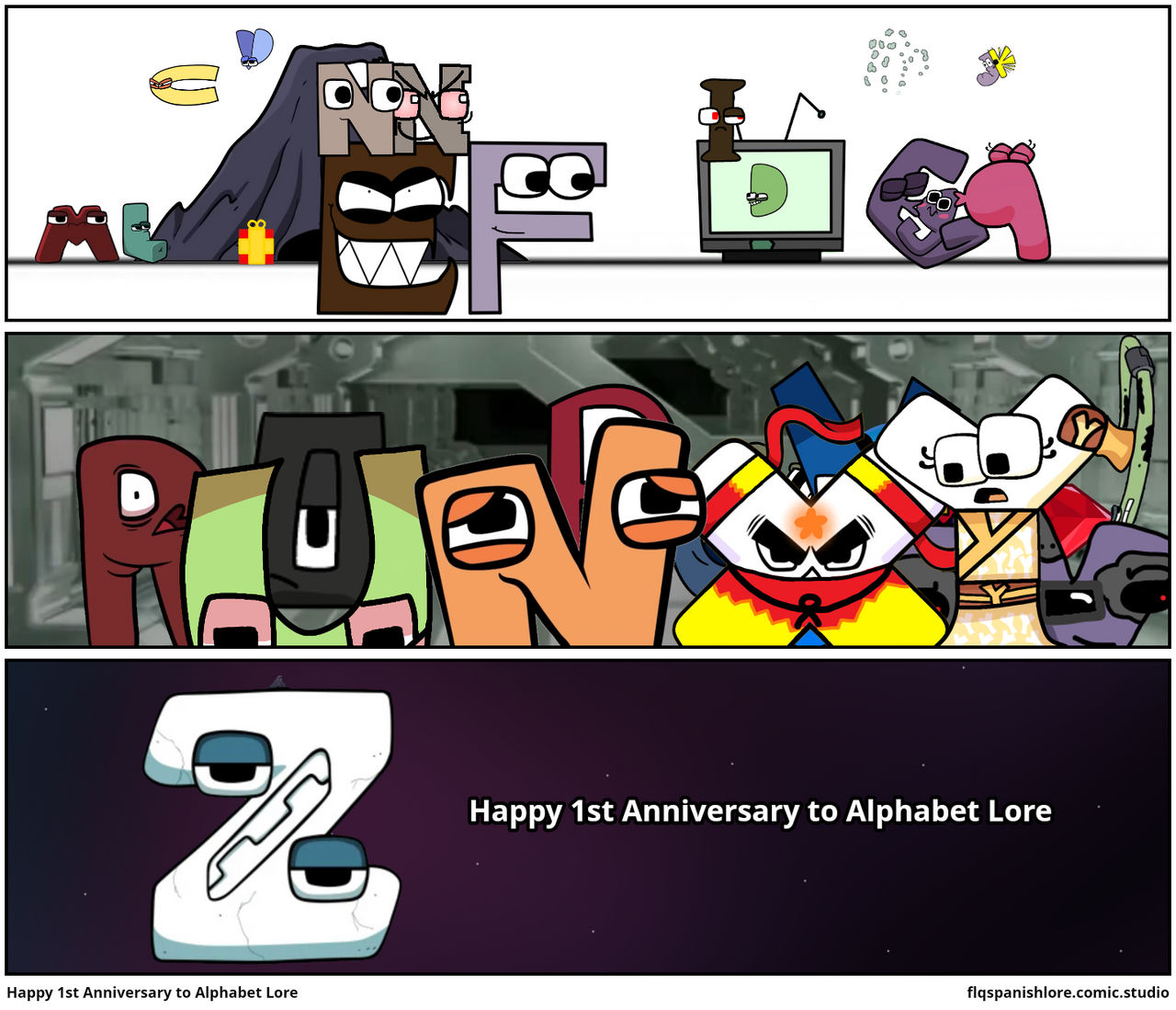 Happy 1st Anniversary Alphabet Lore (A-Z) : r/alphabetfriends