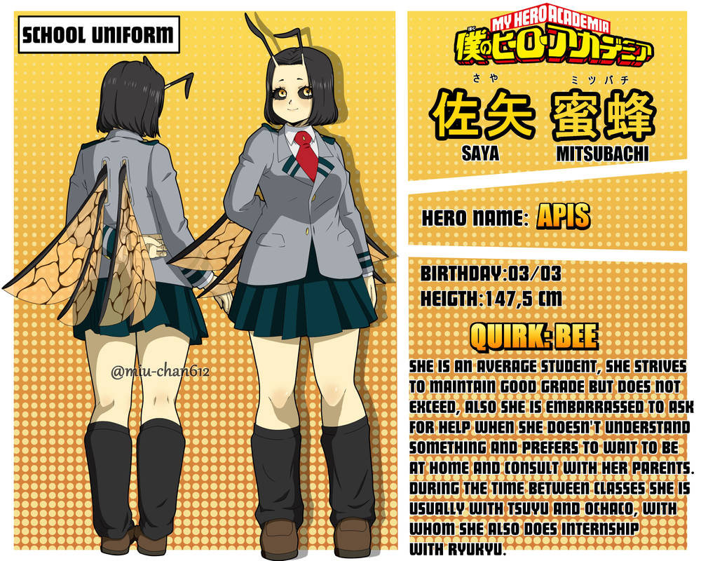 Sya School Uniform Reference Sheet by Miu-chan12 on DeviantArt