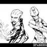 Asari and Salarian: Inked