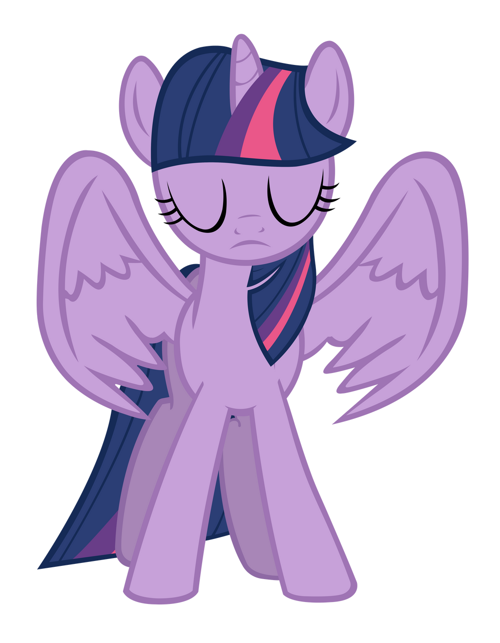 Twilight Sparkle vector (alicorn)