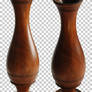 Wooden vase PNG
