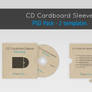 CD cardboard envelope template