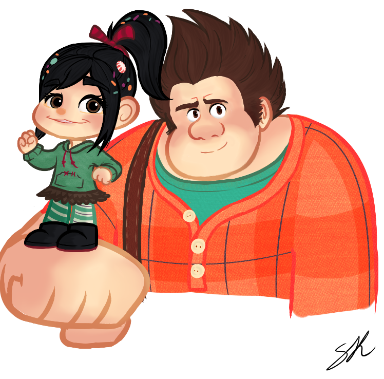 Wreck-It Ralph and Vanellope