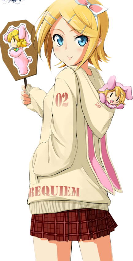 Kagamine Rin render by ShyGamerNeko on DeviantArt